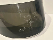 Load image into Gallery viewer, Brian Tyler autographed USAC Sprint Car Race Used Driving Gloves &amp; Helmet Visor