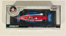 Load image into Gallery viewer, Buddy Rice autographed 2004 Indy 500 Winner 1/18 IndyCar Greenlight Diecast