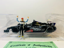 Load image into Gallery viewer, TONY KANAAN SIGNED 2013 INDY 500 WINNER W/ DRIVER FIGURE HONDA 1/18 GREENLIGHT DIECAST