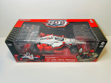 Load image into Gallery viewer, JUAN MONTOYA SIGNED 2015 INDY 500 WINNER W/ DRIVER FIGURE CHEVY 1/18 GREENLIGHT DIECAST