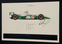 Load image into Gallery viewer, Paul Tracy autographed 2002 Indy 500 Team Green Racing 18x12 Limited Edition Print