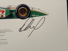 Load image into Gallery viewer, Paul Tracy autographed 2002 Indy 500 Team Green Racing 18x12 Limited Edition Print