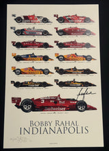 Load image into Gallery viewer, Bobby Rahal autographed 1986 Indy 500 Winner 18x12 Limited Edition Print