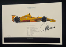 Load image into Gallery viewer, Ryan Hunter-Reay autographed 2014 Indy 500 Winner 18x12 Limited Edition Print