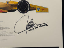 Load image into Gallery viewer, Ryan Hunter-Reay autographed 2014 Indy 500 Winner 18x12 Limited Edition Print