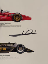 Load image into Gallery viewer, Mario Andretti autographed "Racing Champion" 18x12 Limited Edition Print