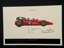 Load image into Gallery viewer, Mario Andretti autographed 1969 Indy 500 Winner 18x12 Limited Edition Print
