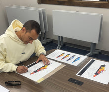 Load image into Gallery viewer, Alex Palou autographed 4-Time IndyCar Champion 18x12 Limited Edition Print