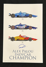 Load image into Gallery viewer, Alex Palou autographed 2001 Team Green Lola Cosworth CART 18x12 Limited Edition Print