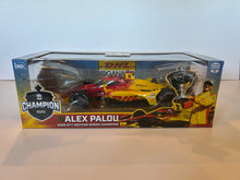 Load image into Gallery viewer, Alex Palou signed 2025 #10 DHL Indy 500 Winner IndyCar 1/18 IXO Diecast w/ Card