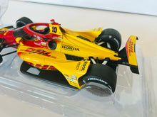 Load image into Gallery viewer, Alex Palou signed 2025 #10 DHL Indy 500 Winner IndyCar 1/18 IXO Diecast w/ Card
