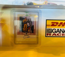 Load image into Gallery viewer, Alex Palou signed 2025 #10 DHL Indy 500 Winner IndyCar 1/18 IXO Diecast w/ Card
