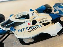Load image into Gallery viewer, Alex Palou autographed 2021 #10 NTT DATA Honda IndyCar 1/18 Greenlight Diecast