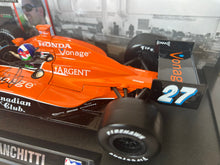 Load image into Gallery viewer, DARIO FRANCHITTI SIGNED #27 CANADIAN CLUB 2007 INDYCAR 1/18 GREENLIGHT DIECAST