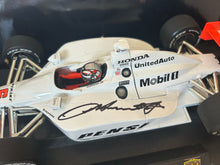 Load image into Gallery viewer, SAM HORNISH JR SIGNED 2006 INDY 500 WINNER #6 PENSKE 1/18 GREENLIGHT DIECAST