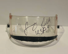 Load image into Gallery viewer, Jimmy Sills autographed USAC Midget Race Used Driving Gloves &amp; Helmet Visor