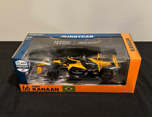 Load image into Gallery viewer, Tony Kanaan autographed 2023 #66 Arrow McLaren 1/18 IndyCar Greenlight Diecast